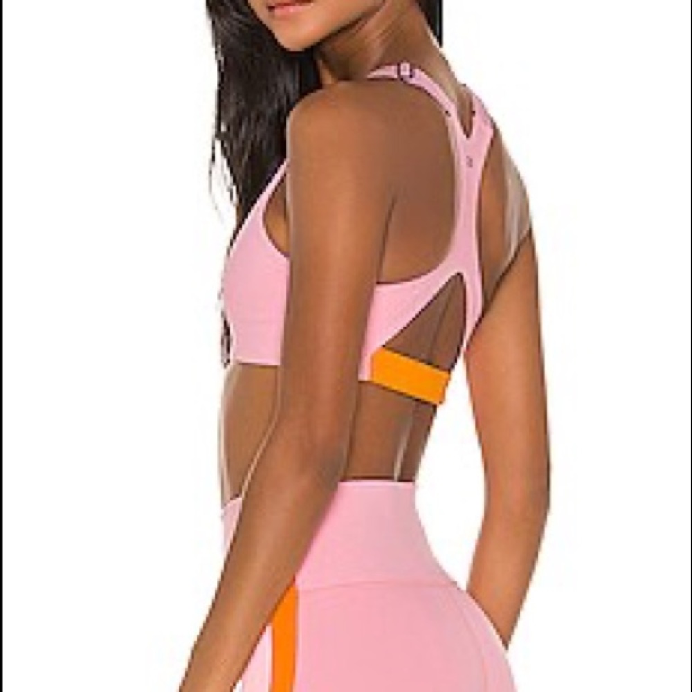 Splits59 Pink Nectarine Workout Set Whitley Bra Leggings (XS)